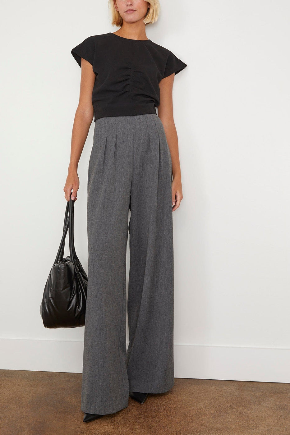 Tanya Taylor Pants Wren Pant in Dark Heather Gray Tanya Taylor Wren Pant in Dark Heather Gray