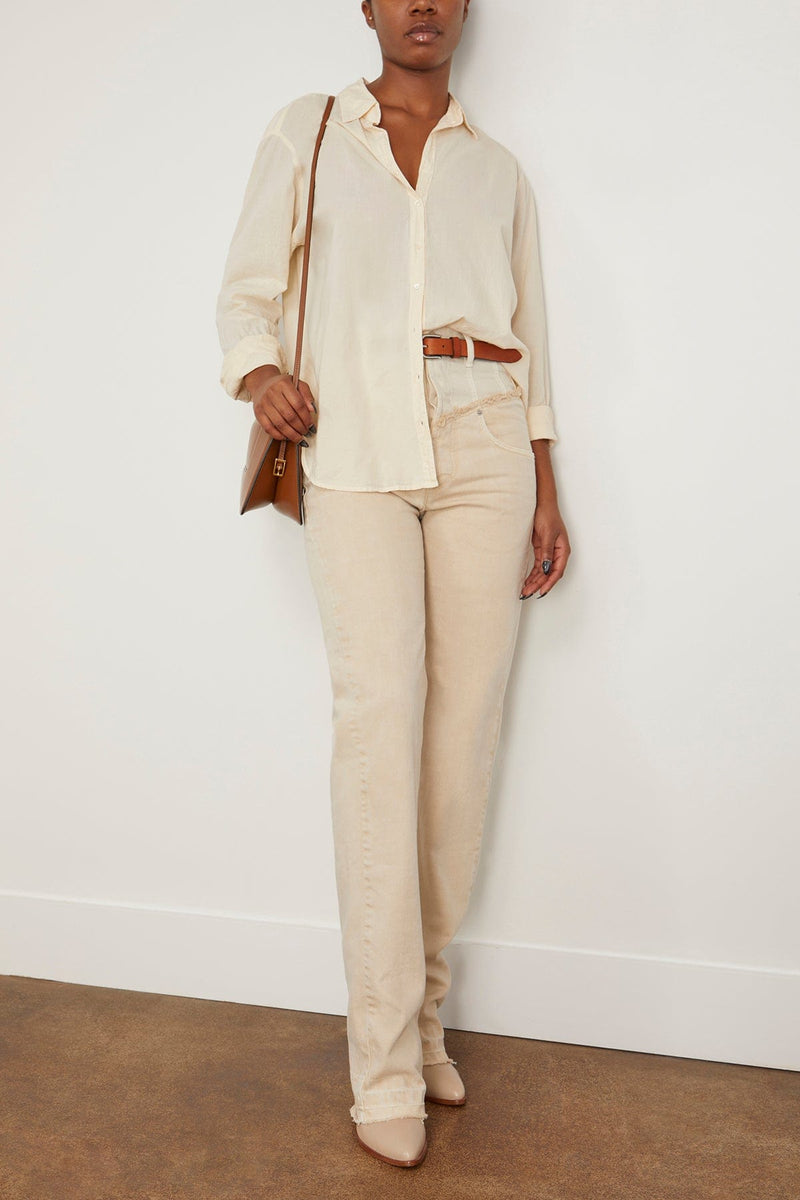 Xirena Beau Shirt in Pale Straw – Hampden Clothing