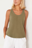 Jett Tank in Dune Green