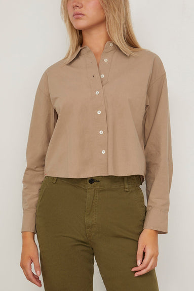 Xirena Tops Morgan Shirt in Taupe Xirena Morgan Shirt in Taupe