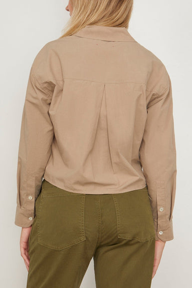 Xirena Tops Morgan Shirt in Taupe Xirena Morgan Shirt in Taupe