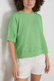 Xirena Sweatshirts Trixie Sweatshirt in Lush Green Xirena Trixie Sweatshirt in Lush Green