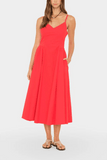 Xirena Bardot Dress in Red Flash