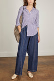 Xirena Tops Beau Shirt in Indigo-Go Xirena Beau Shirt in Indigo-Go