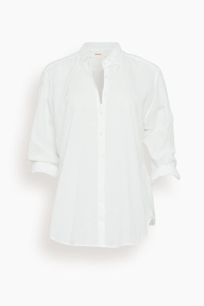 Xirena Beau Shirt in White – Hampden Clothing