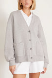 Xirena Sweaters Benny Cardigan in Heather Grey Xirena Benny Cardigan in Heather Grey
