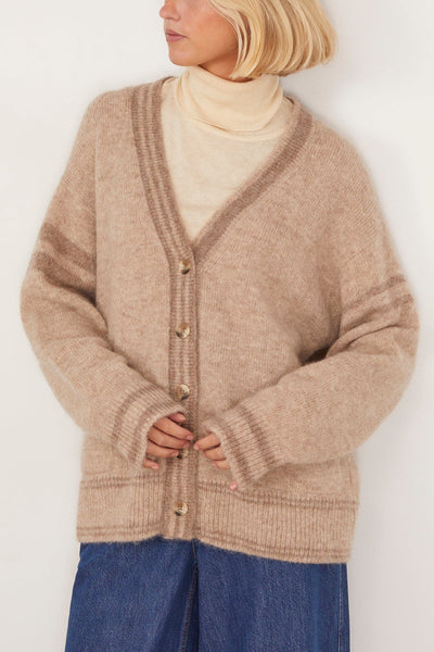 Xirena Sweaters Carey Sweater in Cream Beige Carey Sweater in Cream Beige