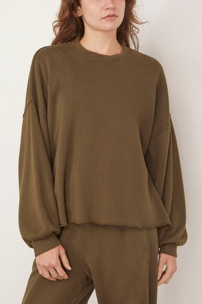 Xirena Sweatshirts Honor Sweatshirt in Clover Green Honor Sweatshirt in Clover Green