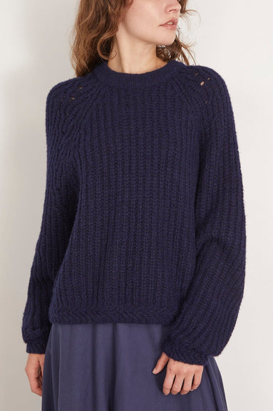 Xirena Sweaters Landrey Sweater in Navy Blue Landrey Sweater in Navy Blue