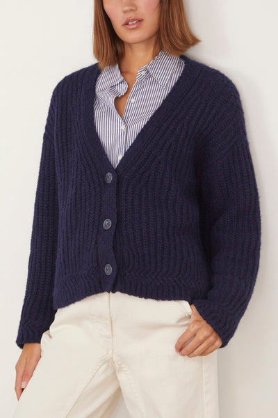 Xirena Sweaters Milli Sweater in Navy Blue Milli Sweater in Navy Blue