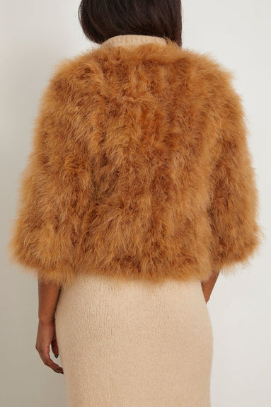Yves Salomon Jackets Feathers Jacket in Madeleine Yves Salomon Feathers Jacket in Madeleine