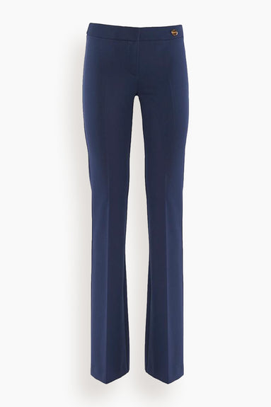 Jules Jersey Trouser in Indigo Blue
