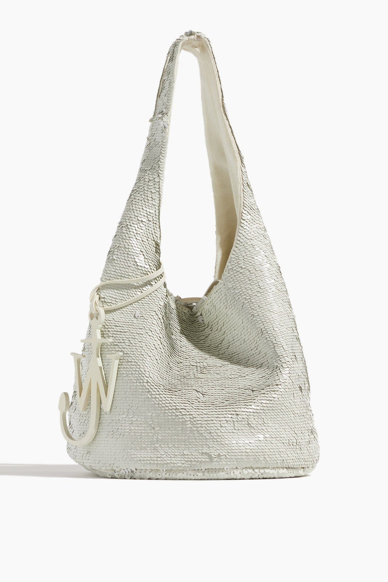 JW AndersonMini Sequin Shopper Bag in Silver – Hampden Clothing