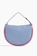 JW Anderson Medium Bumper Moon Bag in Blue/Lilac – Hampden