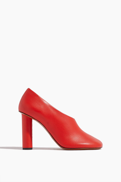 Glove Pumps in Poppy