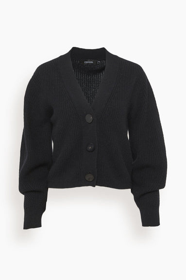 Lisa Yang Sweaters Minna Cardigan in Black