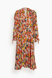 Long Sleeve Dress in Multicolor