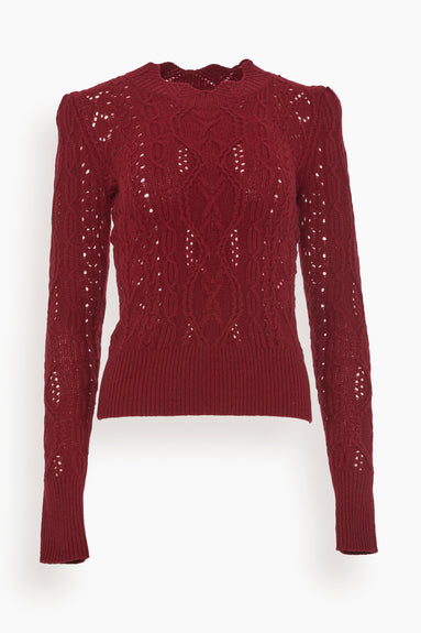 Emi Pullover in Raspberry