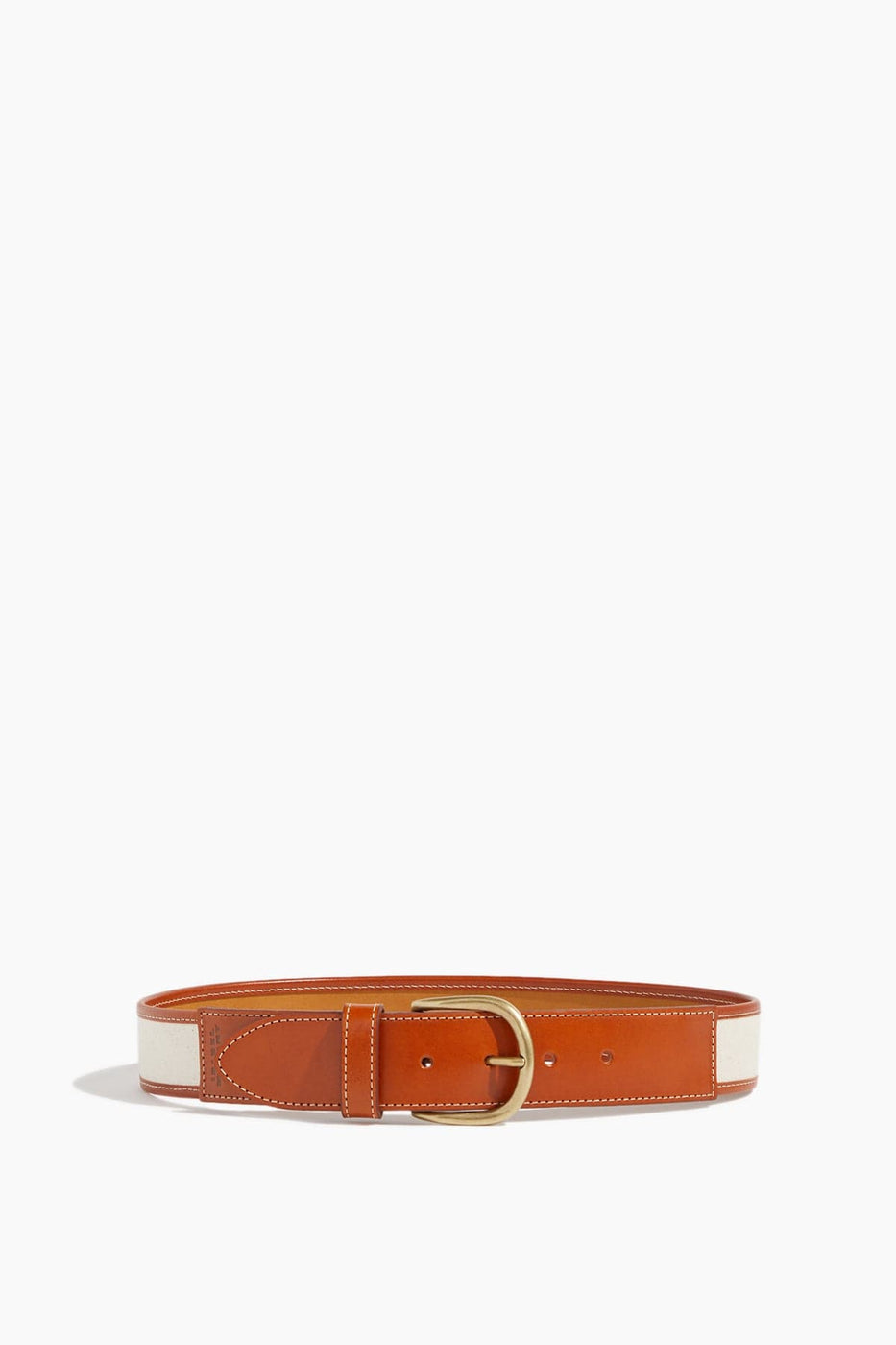 Isabel Marant Belts Zaf Belt in Ecru/Cognac