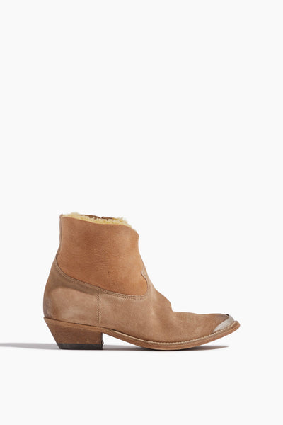 Young Boot in Tobacco/Cream