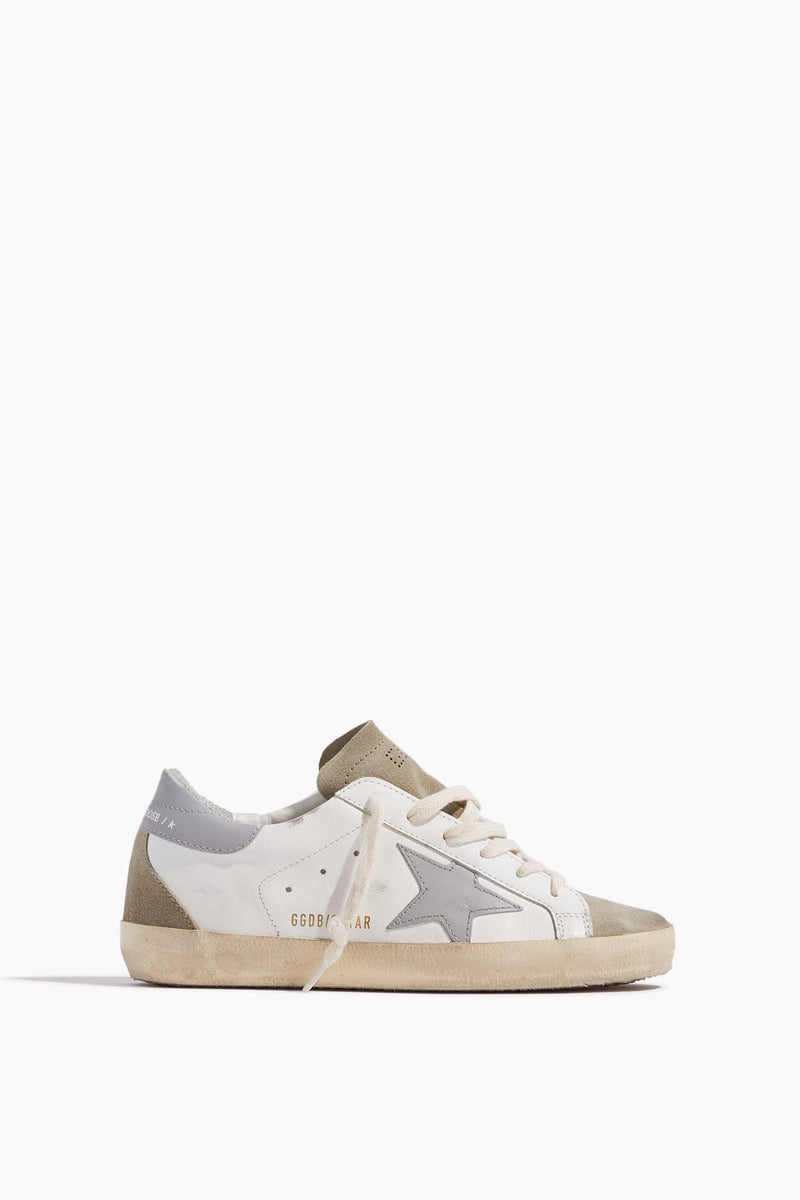 Golden Goose Shoes Sneaker in White/Taupe/Grey – Hampden Clothing