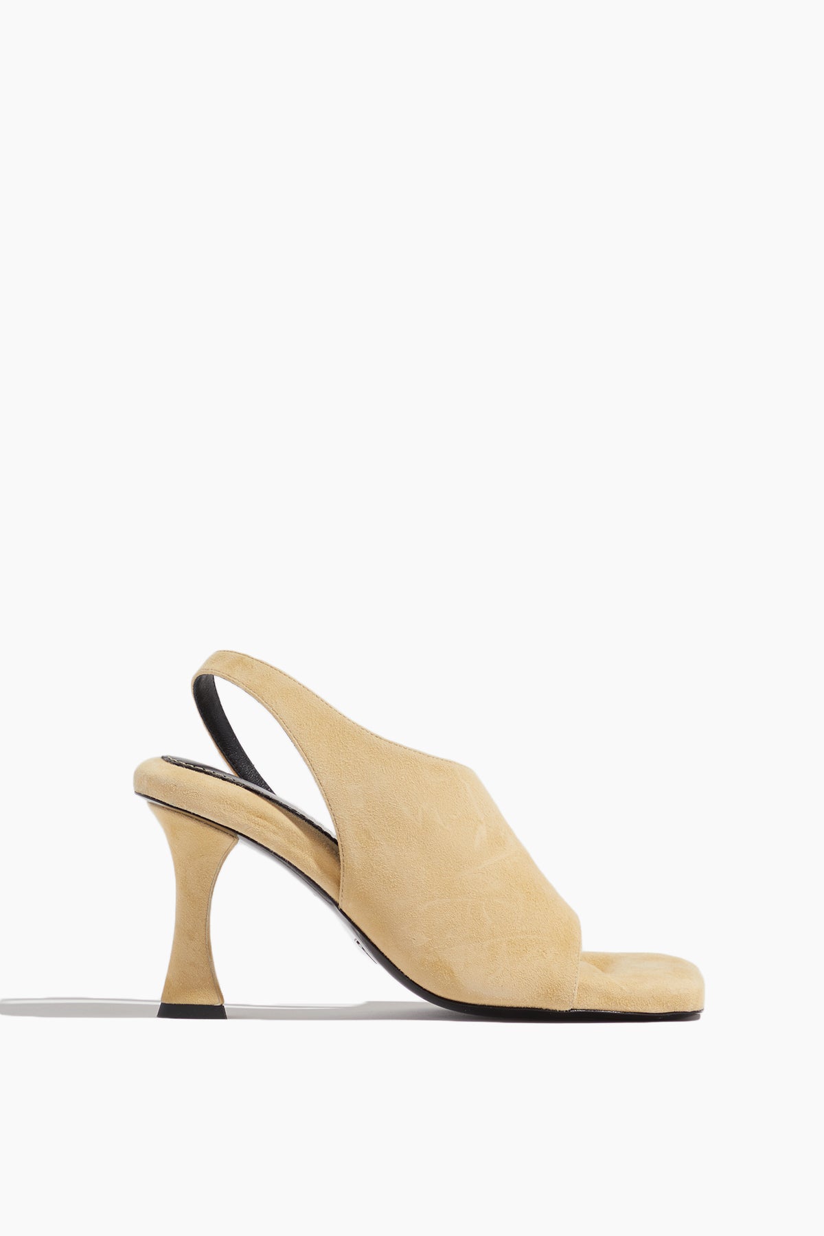 Proenza Schouler Shoes Sandals Square Asymmetric Sandal in Butter