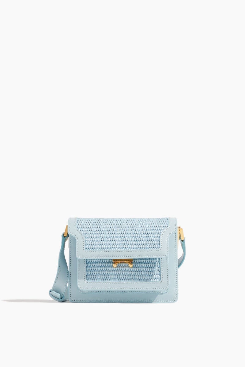 Marni Mini Trunk Soft Raffia Bag