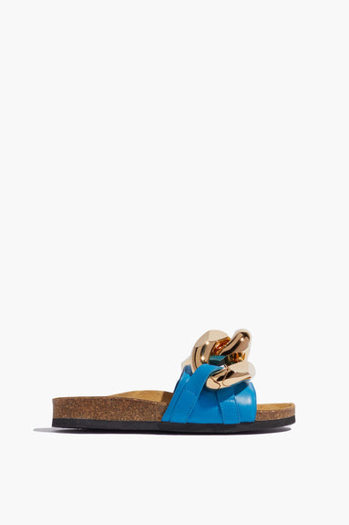 JW Anderson Shoes Sandals Chain Slide in Blue