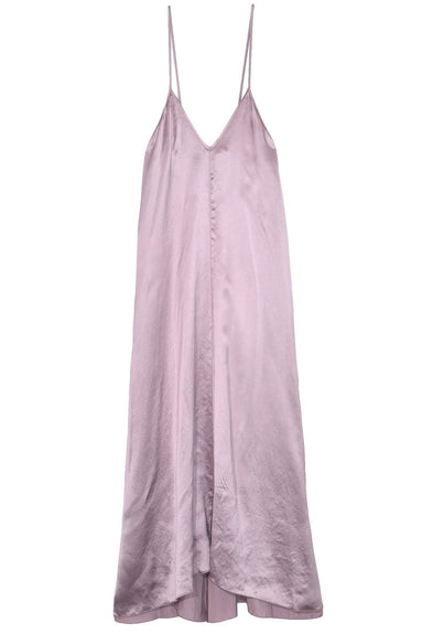 Forte Forte Clothing Shaded Satin Dress with Knot in Glicine