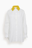 Plan C Tops Long Sleeve Shirt in White