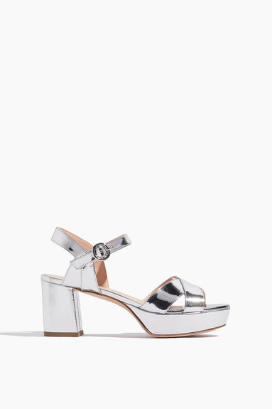 Rupert Sanderson Sandals Deidre Mirror Sandal in Silver