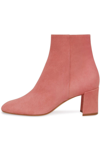 Mansur Gavriel Shoes Suede Ankle Boot in Blush