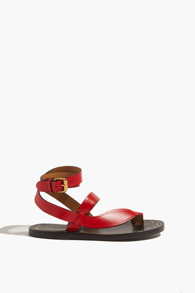 Jolda Sandals in Red