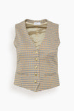 Tailored Vest in Multi