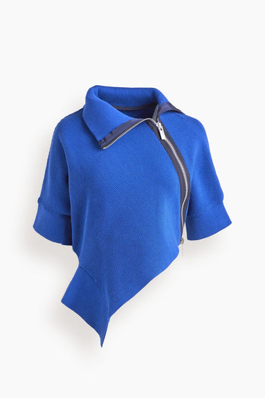 Sacai Jackets Knit Blouson in Blue