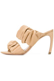 Nicholas Kirkwood Shoes Courtney Scrunchie Mule in Tan