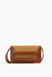 Marni Handbags Shoulder Bags Trunk Soft EW Shoulder Bag in Raw Sienna/Mocha