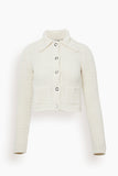 Modern Texture Cardigan in Camellia White