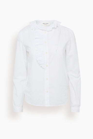 Lille Shirt in Drapey Cotton White
