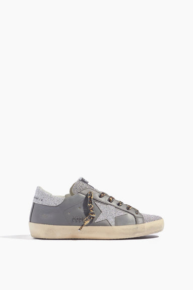 Golden Goose Shoes Sneakers Superstar Sneaker in Dark Grey/Silver