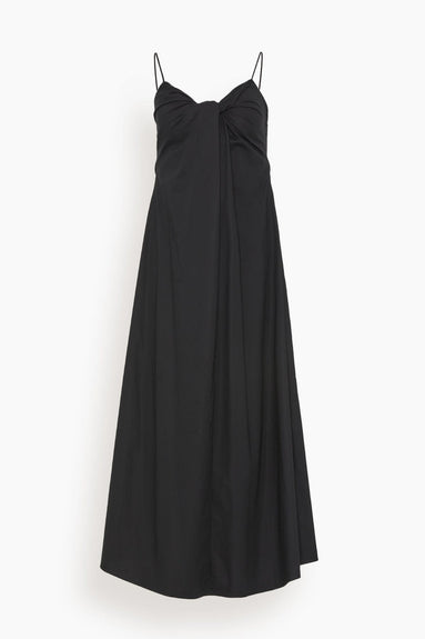 Rosetta Getty Dresses Twist Front Slip Dress in Black