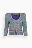 Isabel Marant Jackets Apazi Jacket in Green/Silver