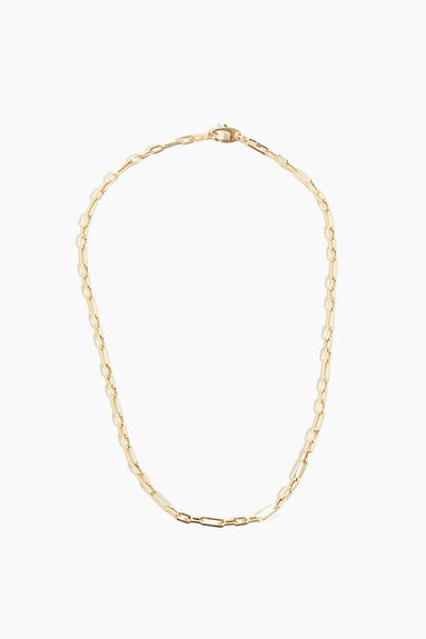 Vintage La Rose Necklaces Interchanging Length Gold Paperclip Chain