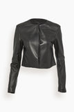 Bor Leather Jacket in Black