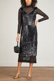 Dries Van Noten Dresses Damaras Embroidered Dress in Black Dries Van Noten Damaras Embroidered Dress in Black