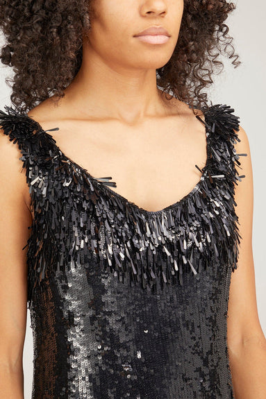 Dries Van Noten Dresses Damaras Embroidered Dress in Black Dries Van Noten Damaras Embroidered Dress in Black