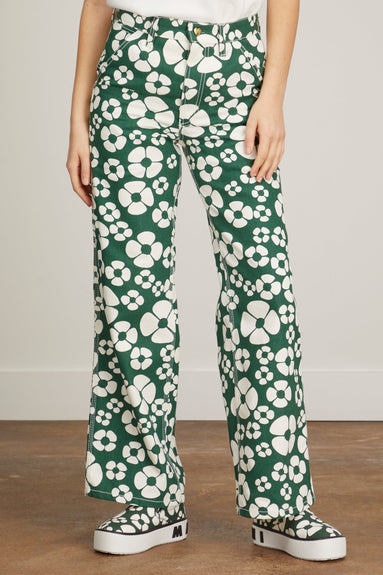 Marni Pants Trouser in Forest Green Marni Trouser in Forest Green