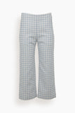 Straight Leg Trouser in Vintage Blue