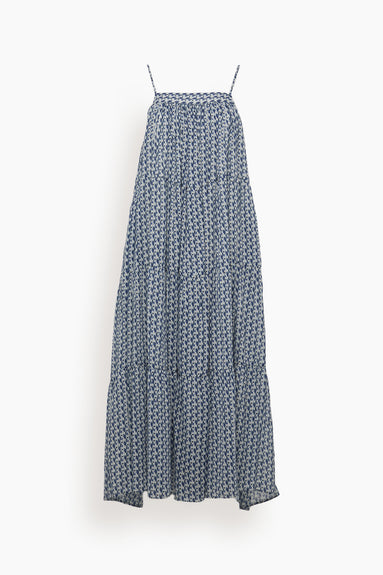 Theophilia Long Dress in Blue