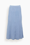 Bold Silhouettes Skirt in Blurred Blue